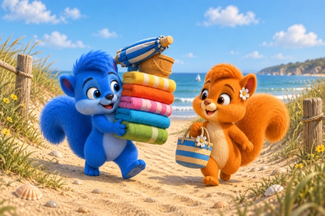Puschel und Flauschi: Reisen & Strand